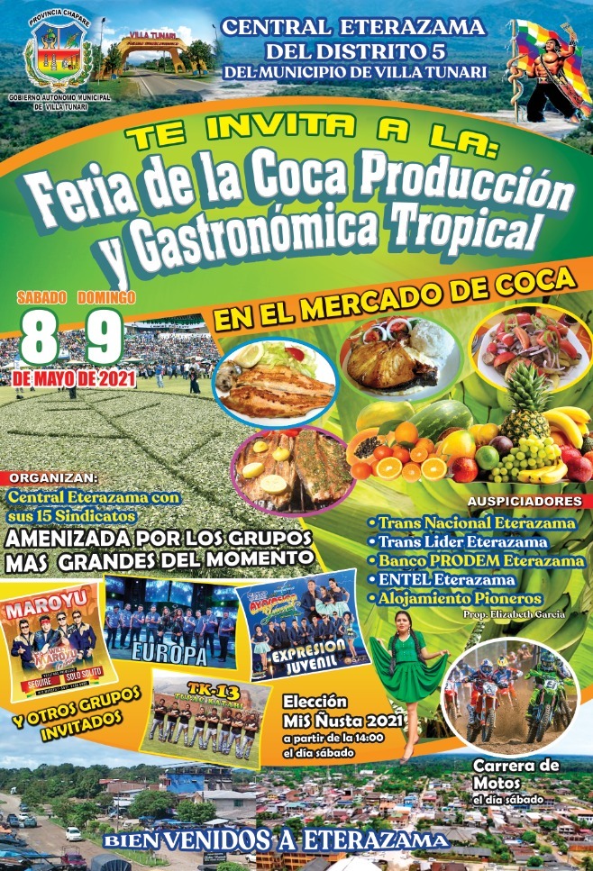 Feria de la Coca Producción y Gastronómica Tropical